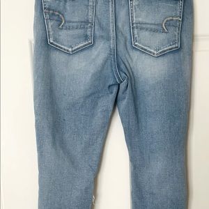 America Eagle High Rise Jegging Crop Jeans